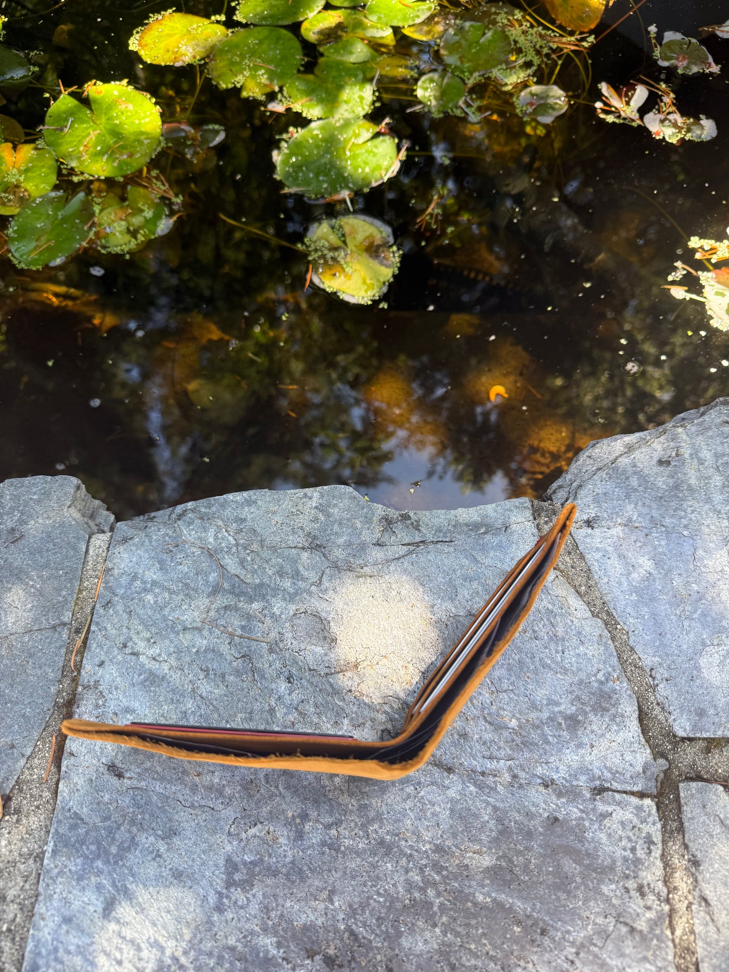 Buckskin Hand Sewn Leather Wallet