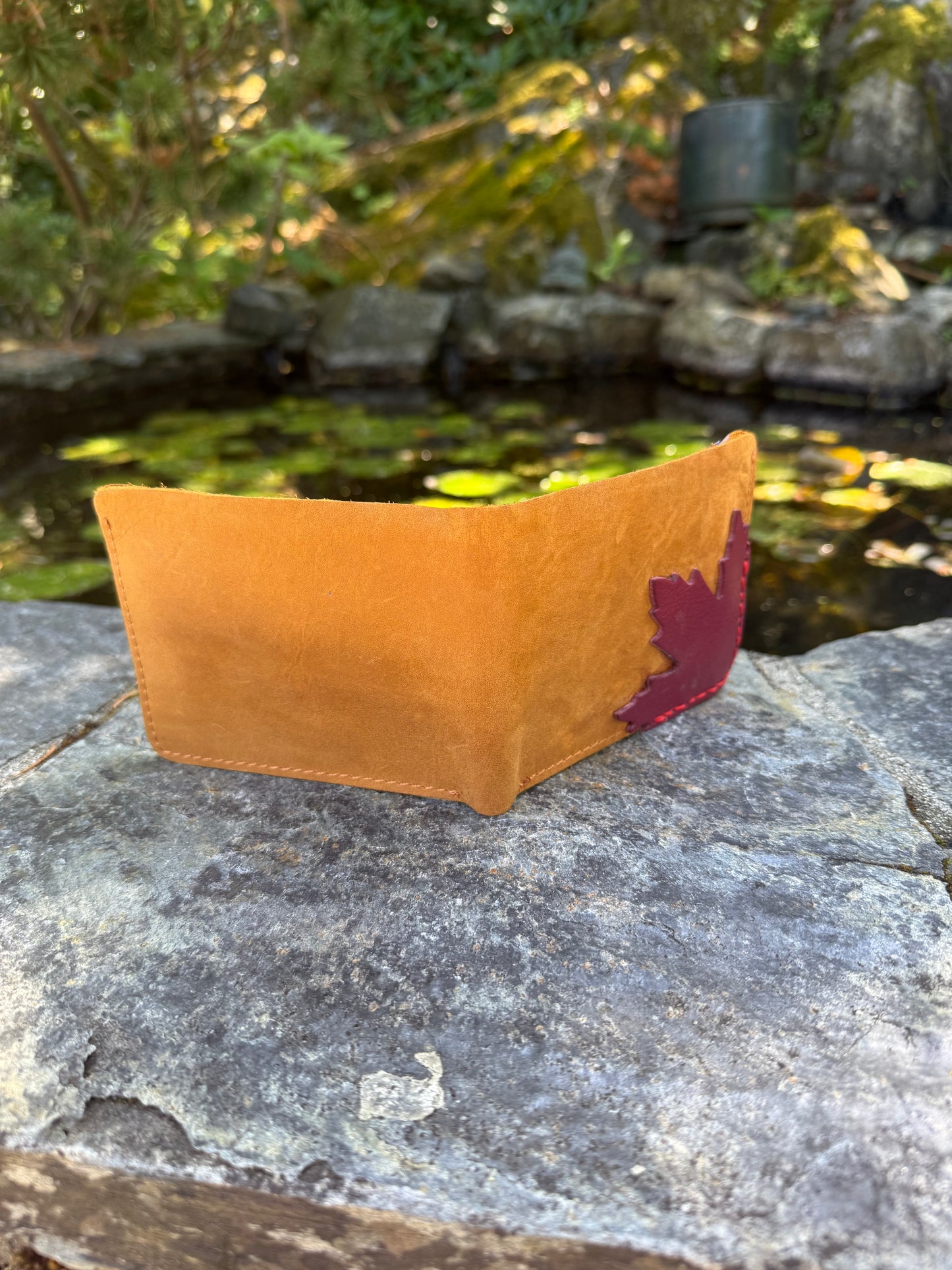 Buckskin Hand Sewn Leather Wallet
